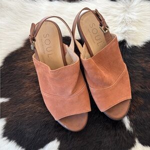 SOUL Naturalizer Women's Brown Sandals